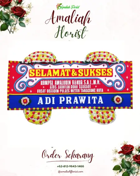 Papan Bunga Ucapan Selamat Sumberkepuh